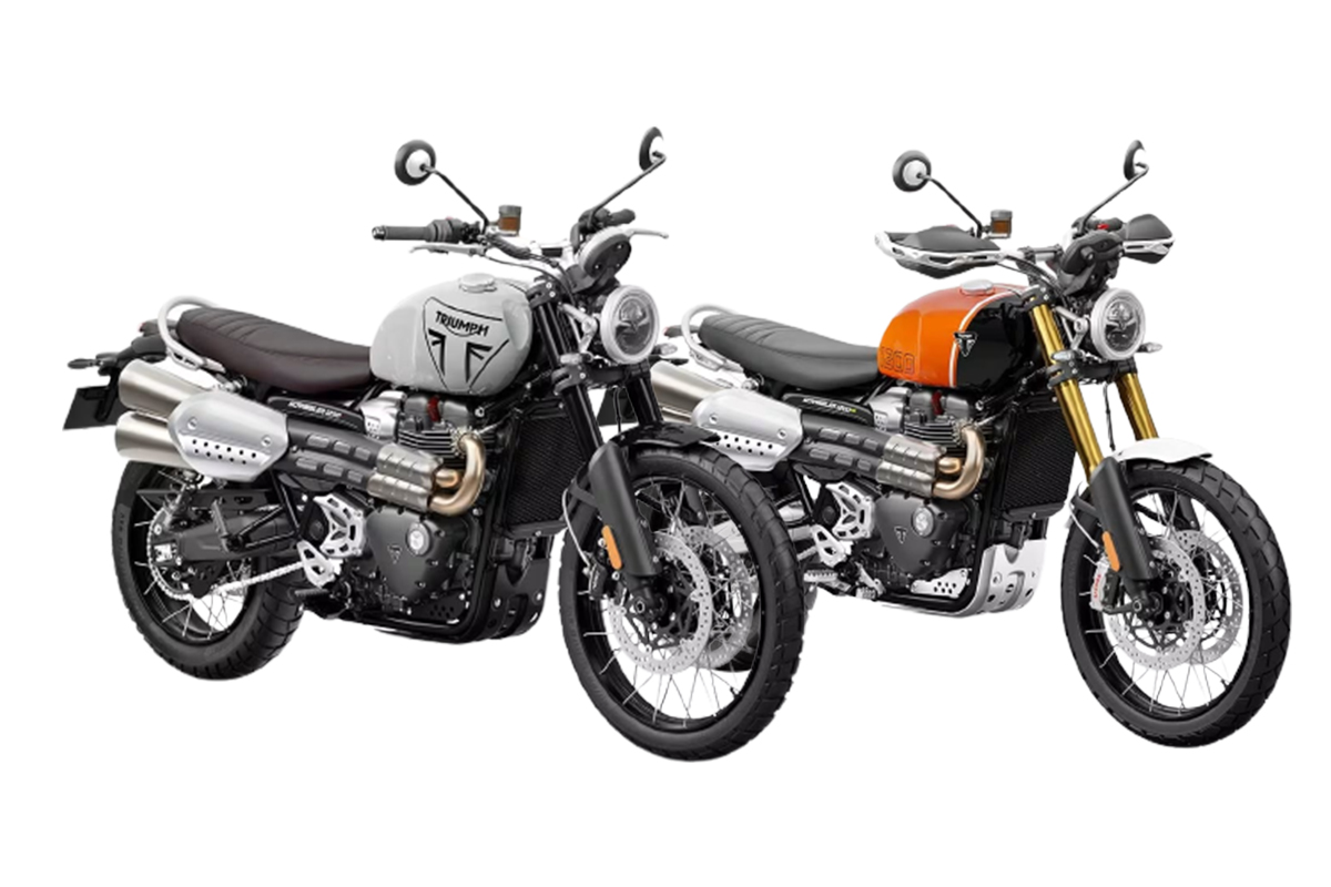 2024 TRIUMPH SCRAMBLER 1200 X/XE海外发表：六种道路模式、弯道ABS、一键巡航！